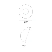 Cini&Nils Flip 500 adjustable ceiling wall lamp