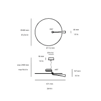 Stilnovo Bascula lampada a sospensione led