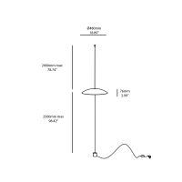 Ledsc4 Noway led suspension floor lamp