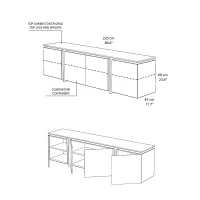 Minotti Suspance sideboard
