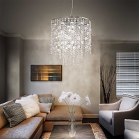 Ideal Lux Evasione led suspension lamp in crystal