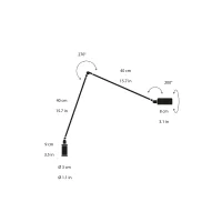 Lumina Daphine Cilindro lampada da tavolo led