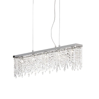 Ideal Lux Giada led suspension lamp in crystal