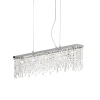 Ideal Lux Giada led suspension lamp in crystal