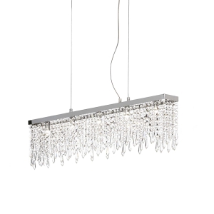 Ideal Lux Giada led suspension lamp in crystal