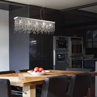 Ideal Lux Giada led suspension lamp in crystal