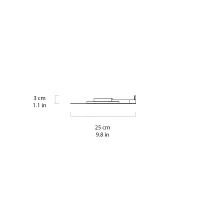 Luceplan Millimetro lampada da parete led