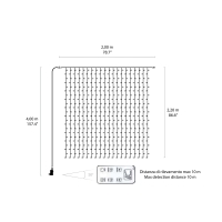 New Lamps 440 mini led curtain with controller