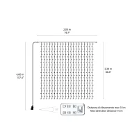 New Lamps 440 mini led curtain with controller