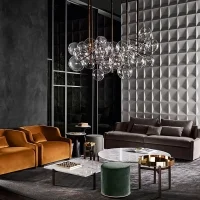 Gallotti&Radice Bolle led suspension lamp