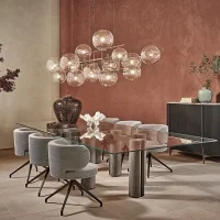 Gallotti&Radice Bolle Orizzontale lampadario led