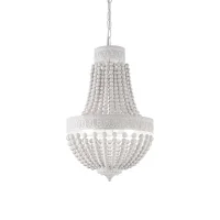 Ideal Lux Monet suspension lamp in wood