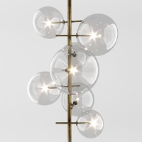 Gallotti&Radice Bolle Verticale floor-ceiling led lamp