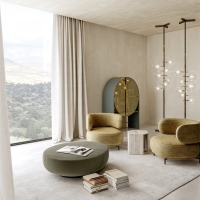 Gallotti&Radice Bolle Verticale floor-ceiling led lamp