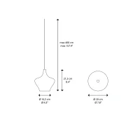 Lodes Nostalgia Medium suspension lamp