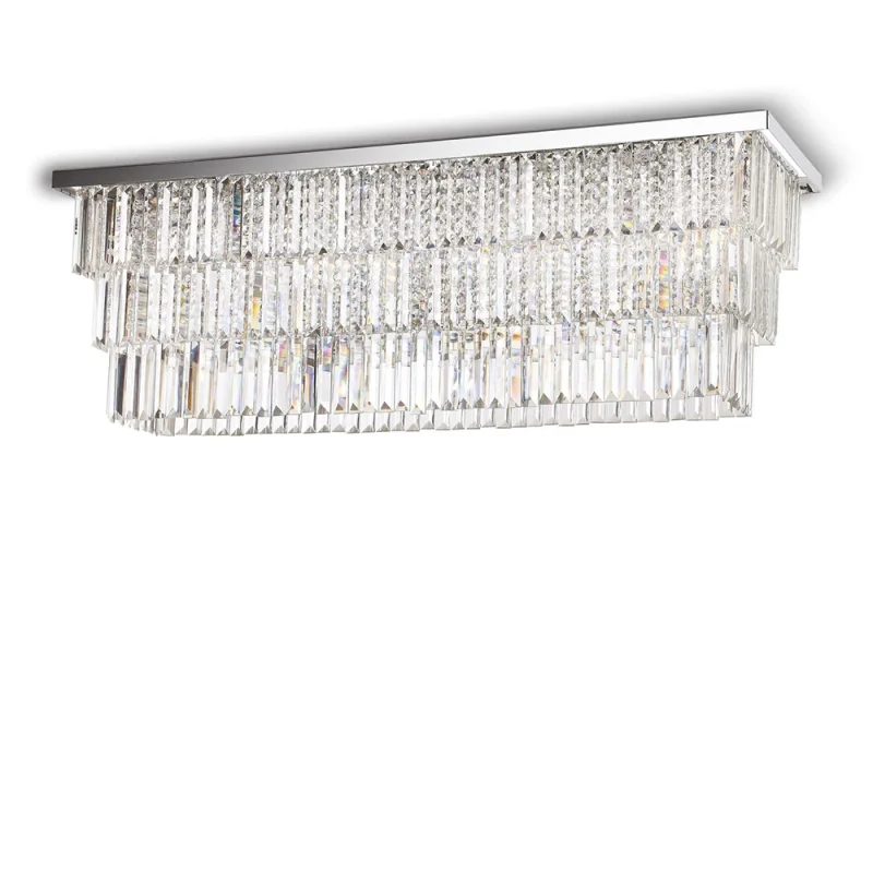 Ideal Lux Martinez ceiling lamp in crystal Ideal Lux Martinez ceiling lamp in crystal