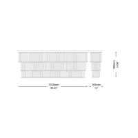 Ideal Lux Martinez lampada da soffitto in cristallo