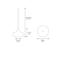 Lodes Nostalgia Large suspension lamp
