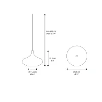 Lodes Nostalgia Large suspension lamp