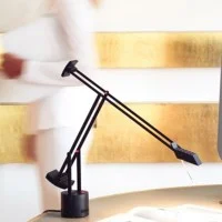 Artemide TIZIO Micro Halogen Table Lamp 20W Black A008100