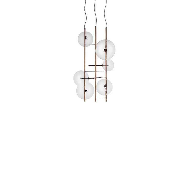 Gallotti&Radice Bolle Tela lampada a sospensione led Gallotti&Radice Bolle Tela lampada a sospensione led