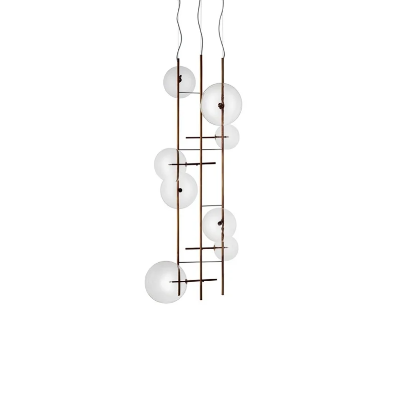 Gallotti&Radice Bolle Tela led suspension lamp