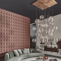 Gallotti&Radice Bolle Tela lampada a sospensione led