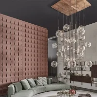 Gallotti&Radice Bolle Tela lampada a sospensione led Gallotti&Radice Bolle Tela lampada a sospensione led