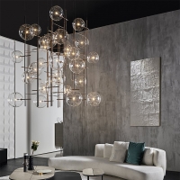 Gallotti&Radice Bolle Tela lampada a sospensione led