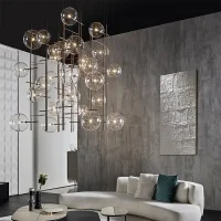 Gallotti&Radice Bolle Tela lampada a sospensione led Gallotti&Radice Bolle Tela lampada a sospensione led