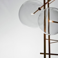 Gallotti&Radice Bolle Tela lampada a sospensione led