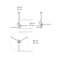 Gallotti&Radice Key-to-Heaven lampadario led