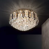 Ideal Lux Magnolia ceiling lamp in crystal