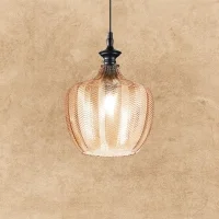copy of Ideal Lux Blossom suspension lamp in blown glass