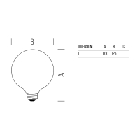 Bot Lighting Globo 125 led lamp opal