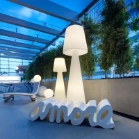 Slide Pivot luminous floor lamp