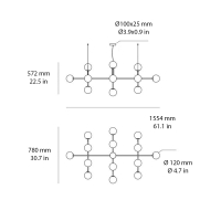 ACB Doris XL led chandelier