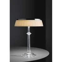 Flos Bon Jour Versailles LED Lampada da Tavolo Cromo Tessuto