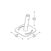 Lombardo base for Linfa bollard