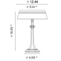 Flos Bon Jour Versailles LED Lampada da Tavolo Cromo Trasparente