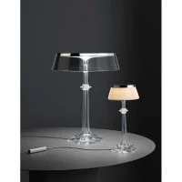 Flos Bon Jour Versailles LED Lampada da Tavolo Cromo Trasparente