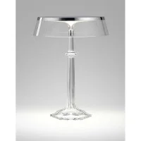 Flos Bon Jour Versailles LED Lampada da Tavolo Cromo Trasparente