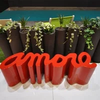 Slide Bamboo cachepot