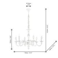 Ideal Lux Justine suspension lamp in metal