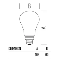 Bot Lighting Goccia stick h bulb trasparent class A Bot Lighting Goccia stick h bulb trasparent class A