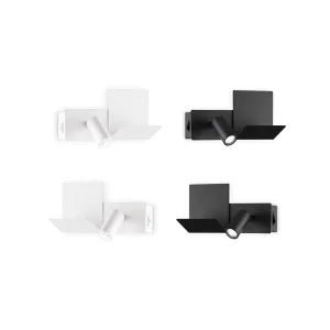 Ideal Lux Komodo adjustable wall light usb