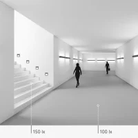 BEGA segnapasso led da incasso a parete IP65