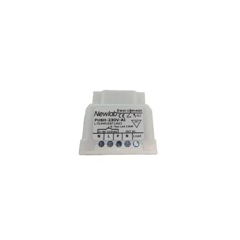 Single-channel Dimmer with landing edge Output push