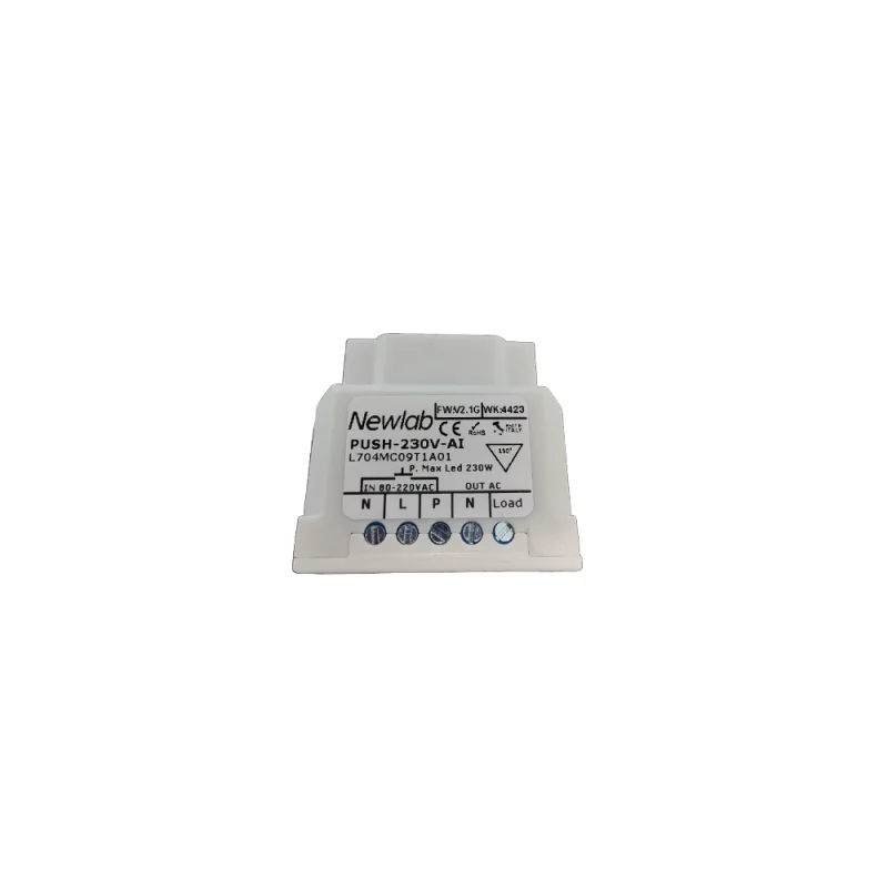 Dimmer Monocanale con Uscita a Taglio Fase push Dimmer Monocanale con Uscita a Taglio Fase push