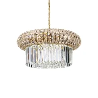 Ideal Lux Nabucco suspension lamp in crystal